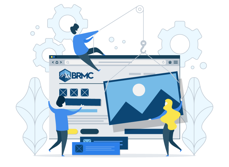 using content management system to design a new website