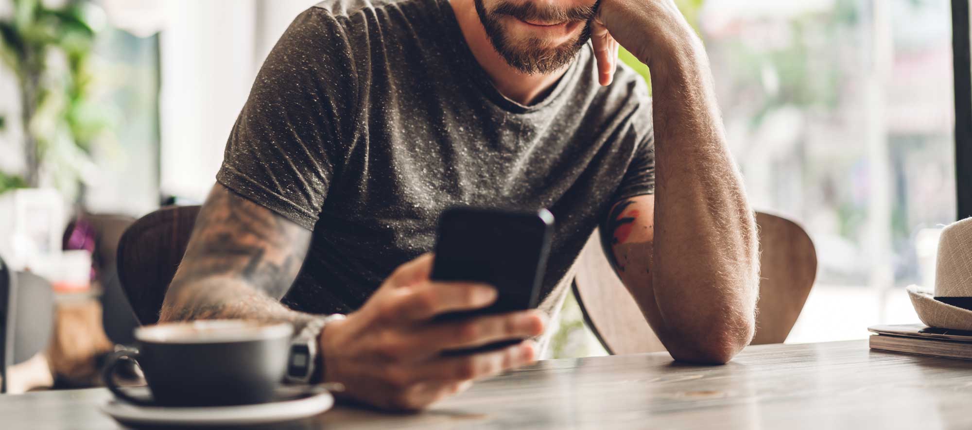 geofencing at coffee shop